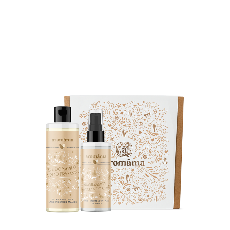 Duet oczyszczający i nawilżający z karmelizowanymi migdałami