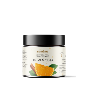 Aromatyczna świeca z wosku...