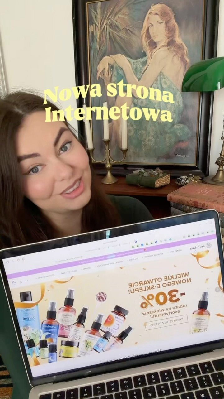 NOWA STRONA aromámy JUŻ DZIAŁA! ✨ Długo nad nią pracowaliśmy i w końcu możemy się nią z Wami podzielić! 💛 Chcieliśmy, że…