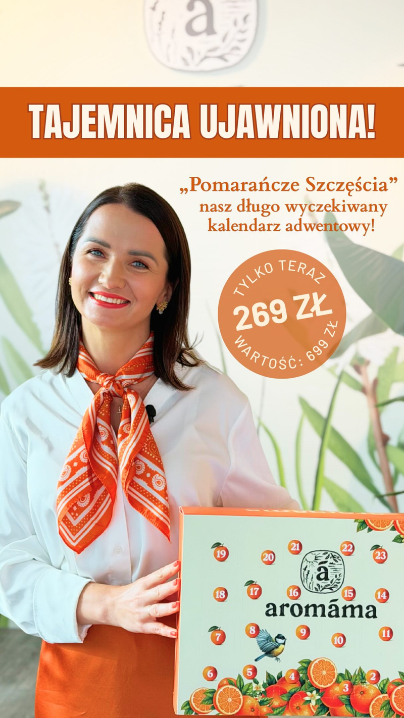 🍊✨ Tajemnica ujawniona! Poznajcie „Pomarańcze Szczęścia” - nasz długo wyczekiwany kalendarz adwentowy! 🎄🎁 Jaka historia…