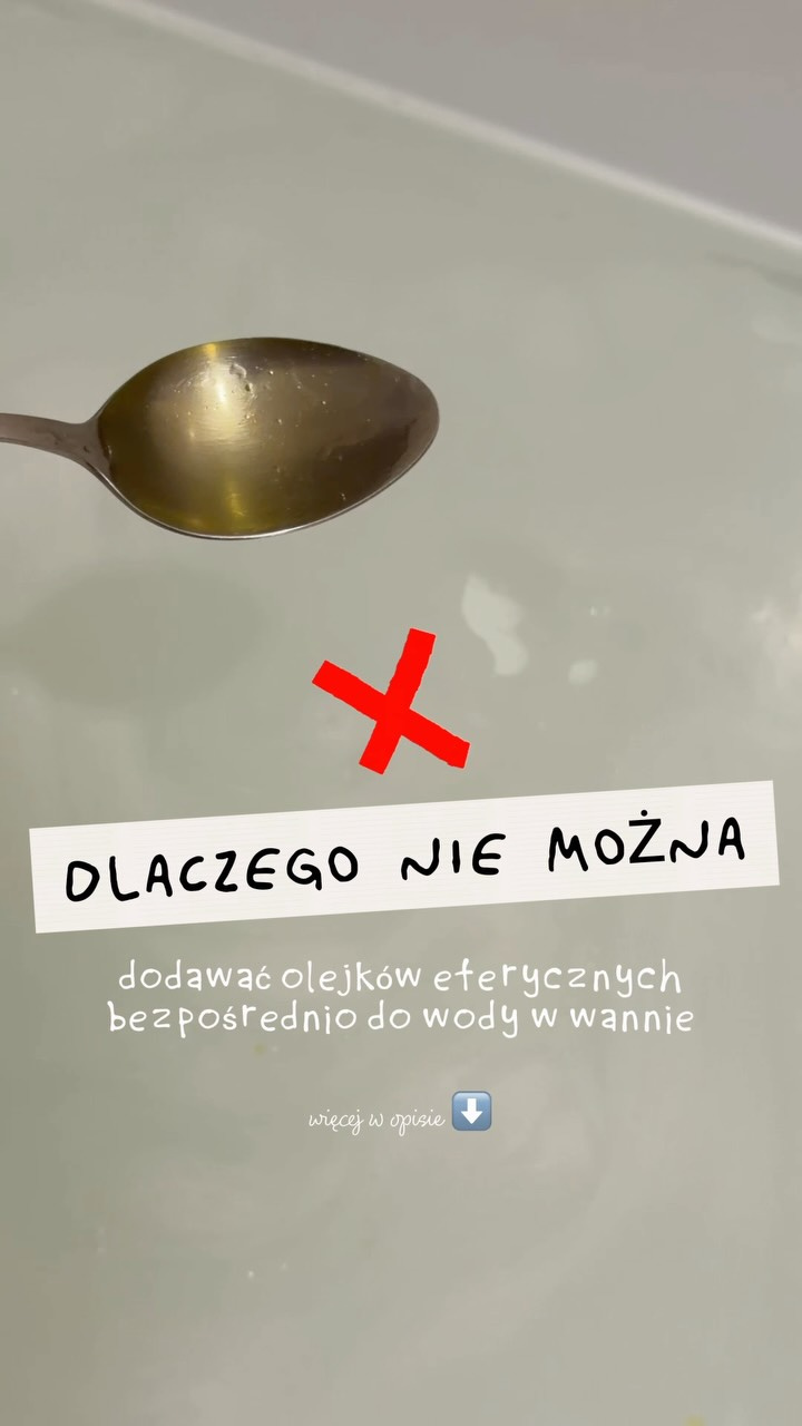 Dlaczego NIE NALEŻY dodawać olejków eterycznych bezpośrednio do wody? 🧐 Olejek eteryczny to nie to samo co olej roślinny…