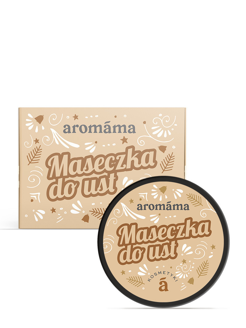 Maseczka do ust karmelu