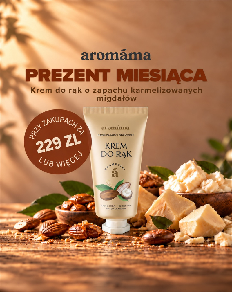 NOWY PREZENT MIESIĄCA! 🤎 Poznaj nasz nowy prezent miesiąca - nawilżający i odżywczy krem do rąk o zapachu karmelizowanyc…