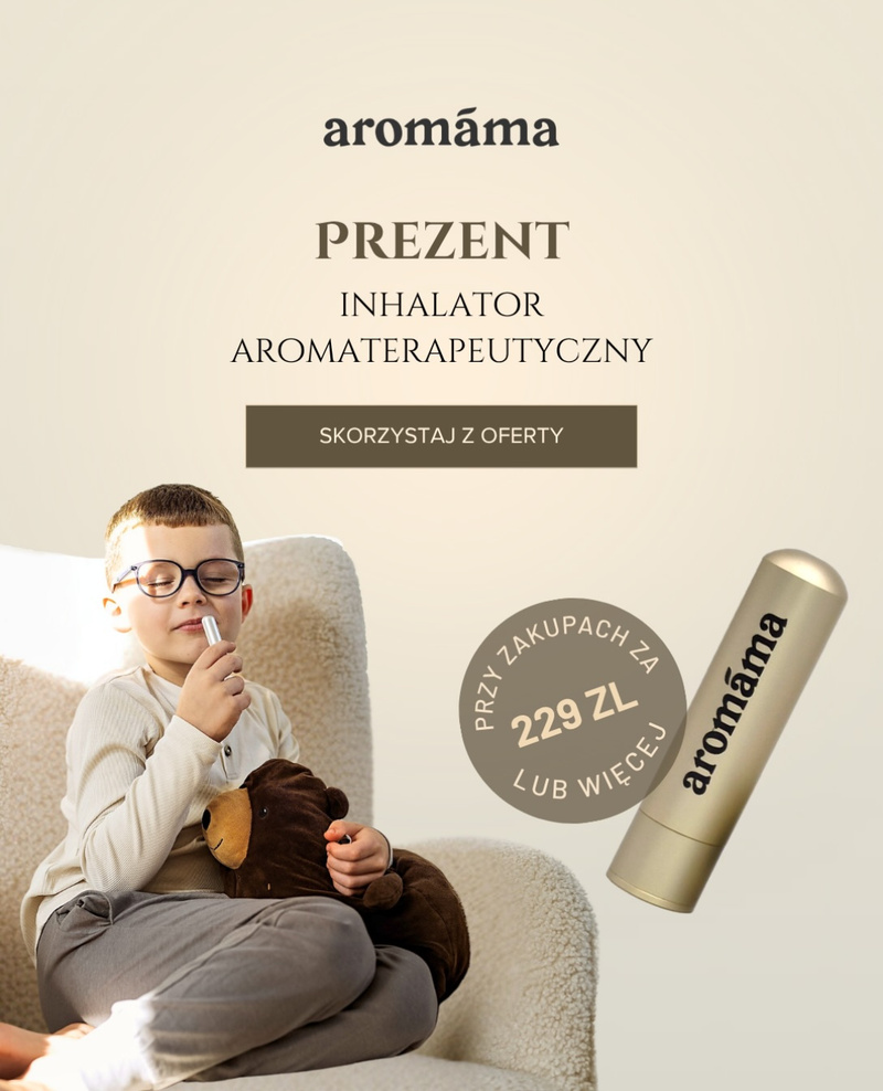 Zrób zakupy za minimum 229 zł i odbierz inhalator aromaterapeutyczny GRATIS! 🎁 Twój ulubiony aromat zawsze pod ręką! Zab…
