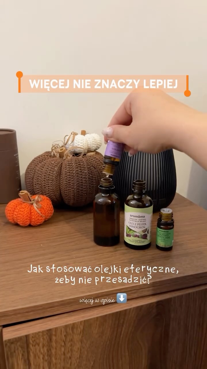 WIĘCEJ KROPLI NIE ZNACZY LEPIEJ 💡 Czy wiesz, że w przypadku olejków eterycznych większa ilość nie zawsze oznacza lepszy…