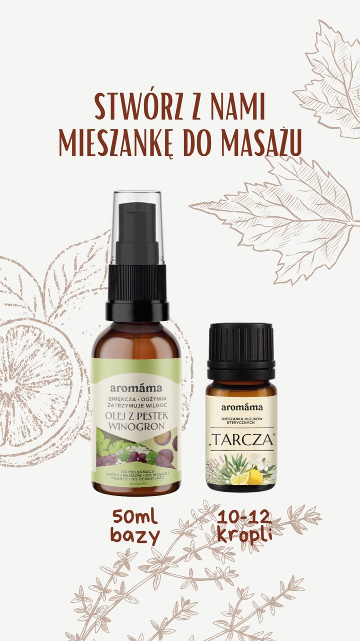 Stwórz z nami mieszankę do masażu „Tarcza Odporności” 🍃🍋 Przygotuj prosty, aromatyczny olejek do masażu, który możesz wł…