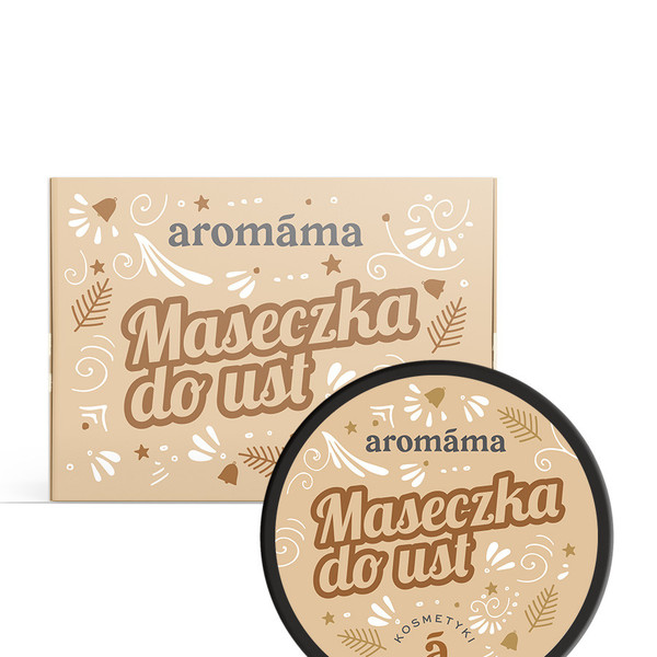 Maseczka do ust karmelu